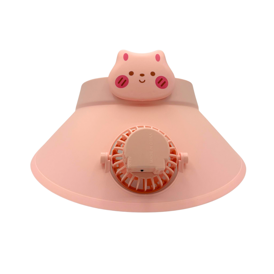 Gorra ventilador USB ajustable y ligera