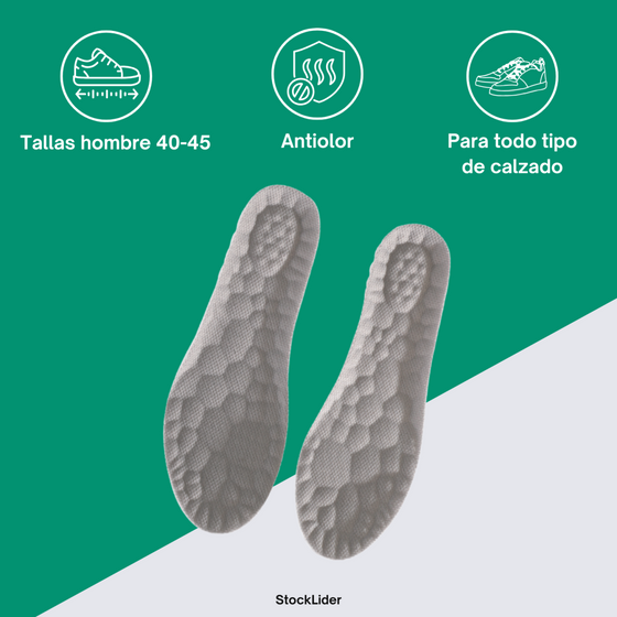 Plantillas recortables hombre cómodas