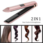 Plancha de pelo inalámbrica 2 en 1