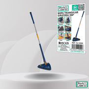 Mopa triangular giratoria 360º para rincones