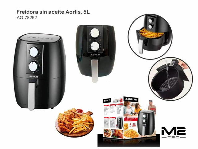 Freidora de aire 5L Aorlis
