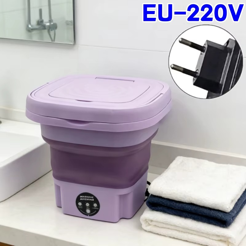 Lavadora portátil 9L plegable compacta
