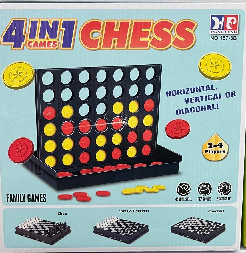 Juego 4 en Raya portátil para familia