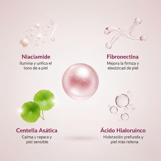 Crema coreana niacinamida e hialurónico