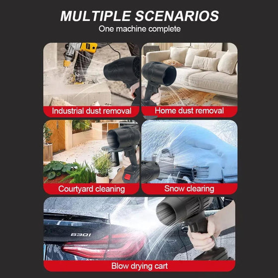 Soplador de aire portátil con 2 baterías