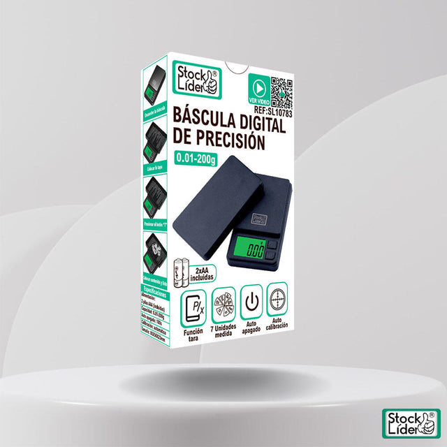 Báscula digital de precisión compacta