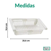 Bandeja de nevera ajustable y colgante