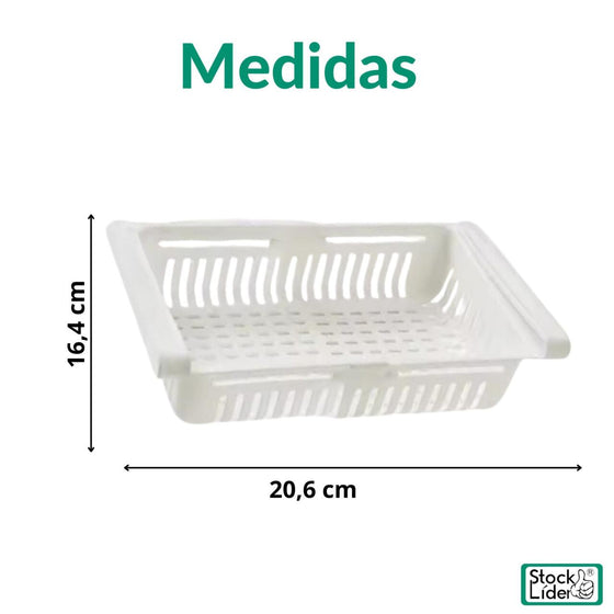 Bandeja de nevera ajustable y colgante