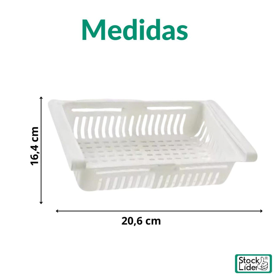 Bandeja de nevera ajustable y colgante
