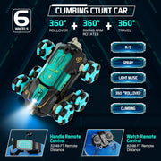 Coche acrobático RC con gestos y giros 360
