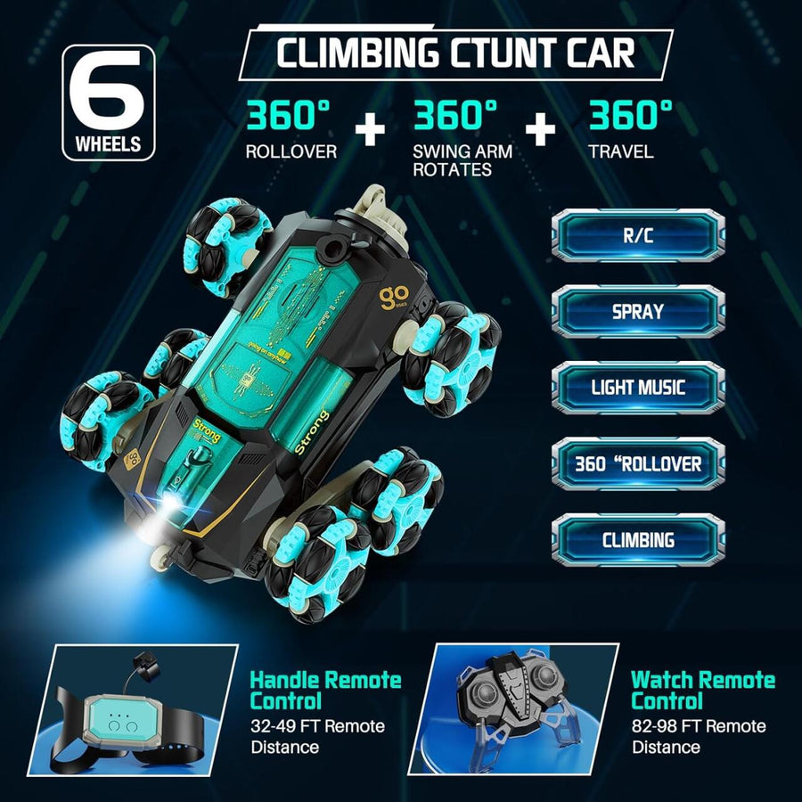Coche acrobático RC con gestos y giros 360