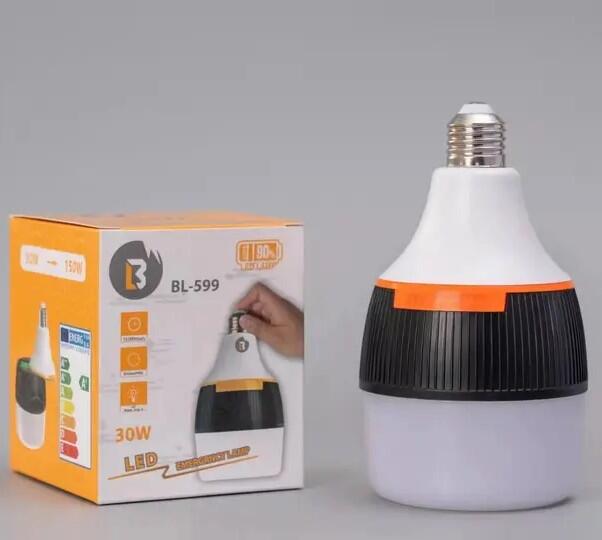 Bombilla recargable con sensor de mano