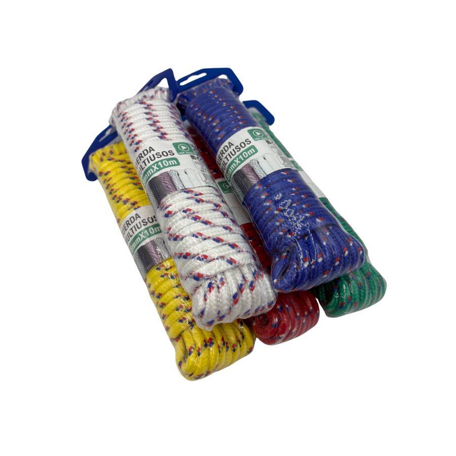 Cuerda multiusos 8mm x 10m resistente