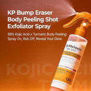 Dr Melaxin spray exfoliante para piel suave