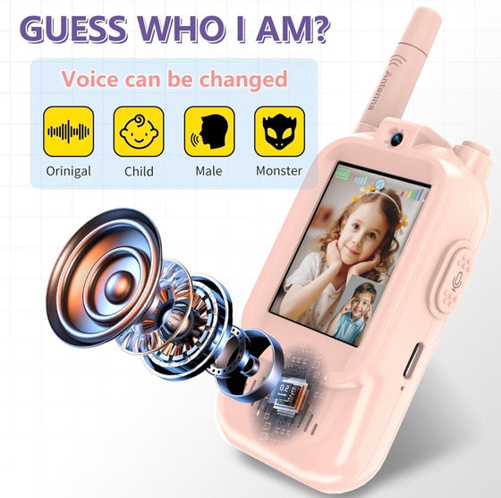 Walkie talkie para niños divertido y fácil