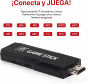Game Stick 4K retro con 2 mandos