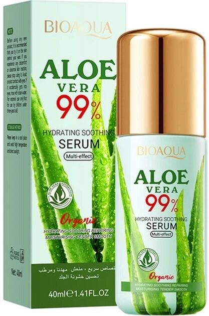 Sérum facial aloe vera calmante e hidratante