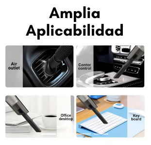 Aspirador portátil para coche compacto