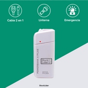 Powerbank a pilas con linterna LED