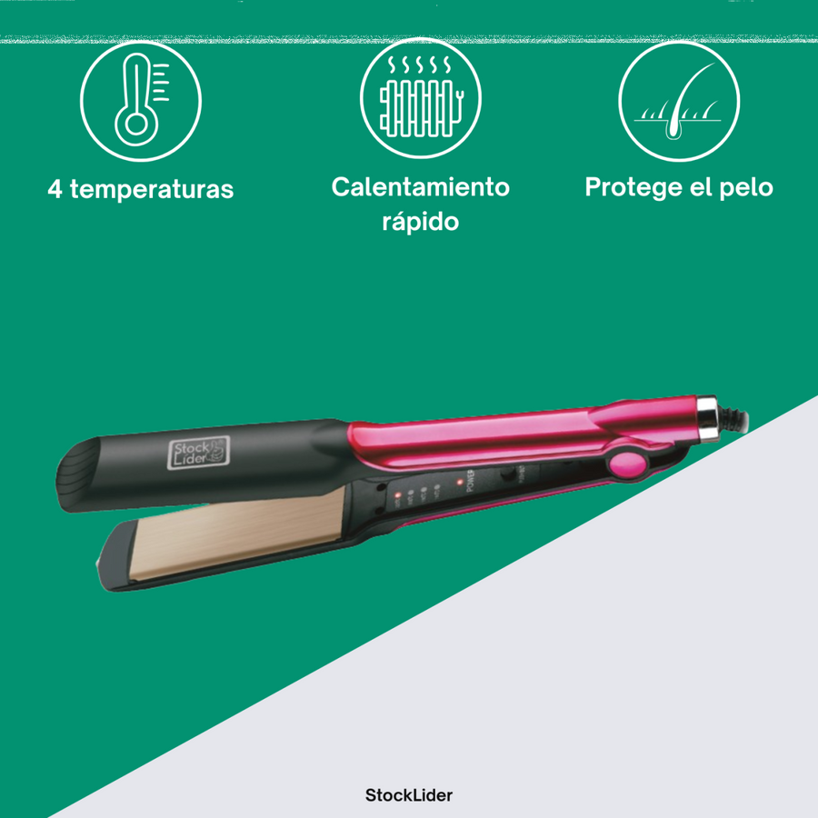 Plancha para el cabello de cerámica