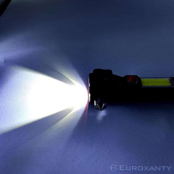 Linterna táctica LED recargable multifunción