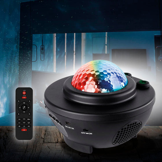 Proyector estrellas galaxia LED con Bluetooth