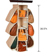 Organizador colgante armario bolsos