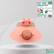 Gorra ventilador USB ajustable y ligera