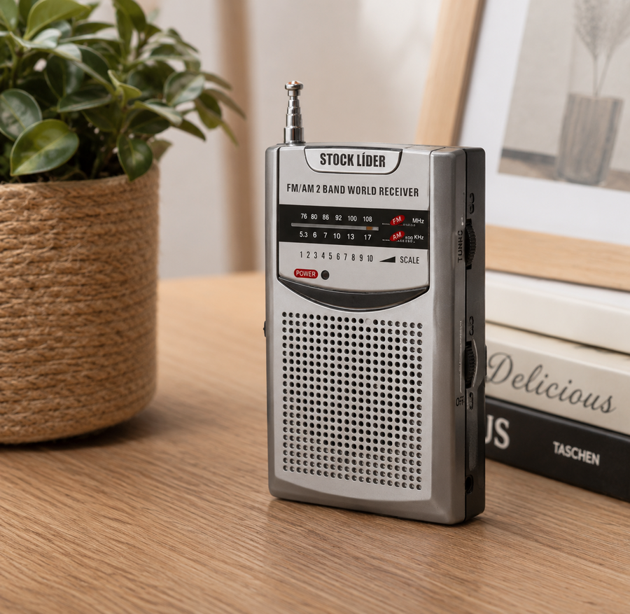 Radio AM FM portátil compacta