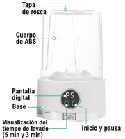 Mini lavadora portátil para prendas delicadas