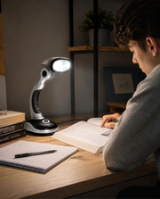 Lámpara de mesa LED portátil y ajustable
