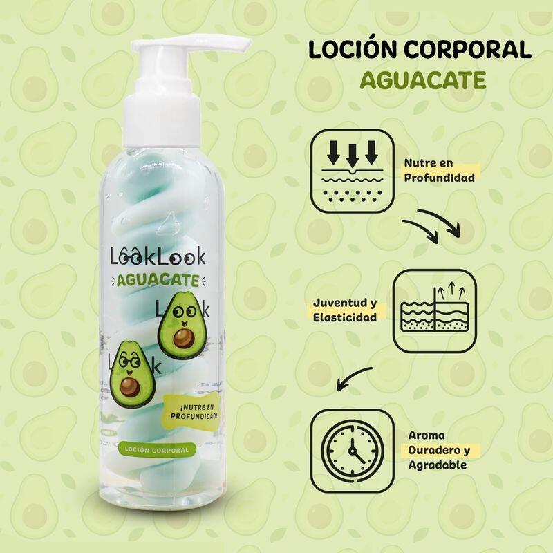 Loción corporal de aguacate nutritiva