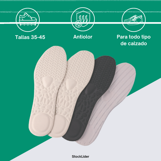 Plantillas recortables para mayor comodidad