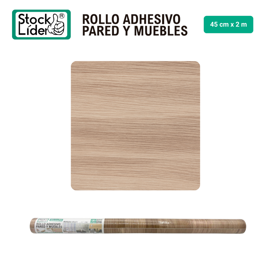 Rollo adhesivo pared y muebles 45x2m