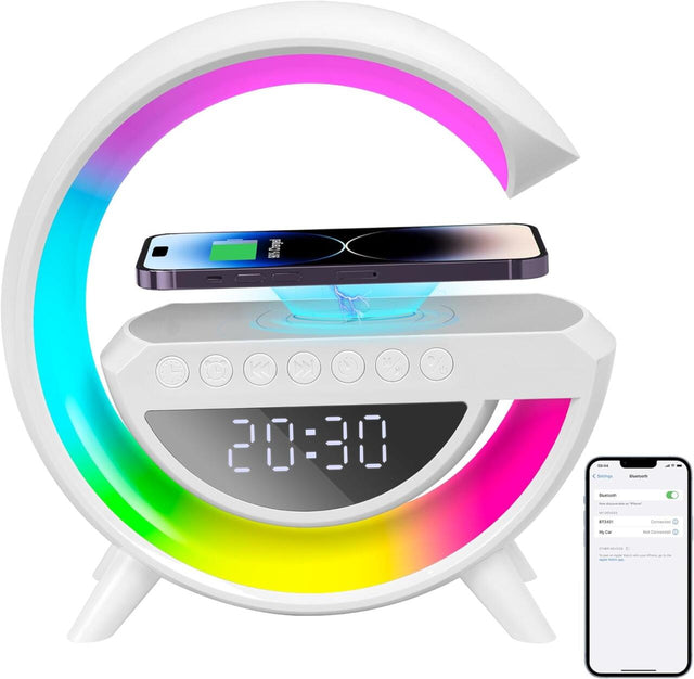 Altavoz Bluetooth con cargador inalámbrico