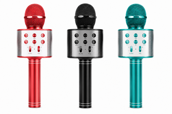Micrófono karaoke bluetooth portátil