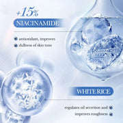 Crema facial niacinamida y arroz