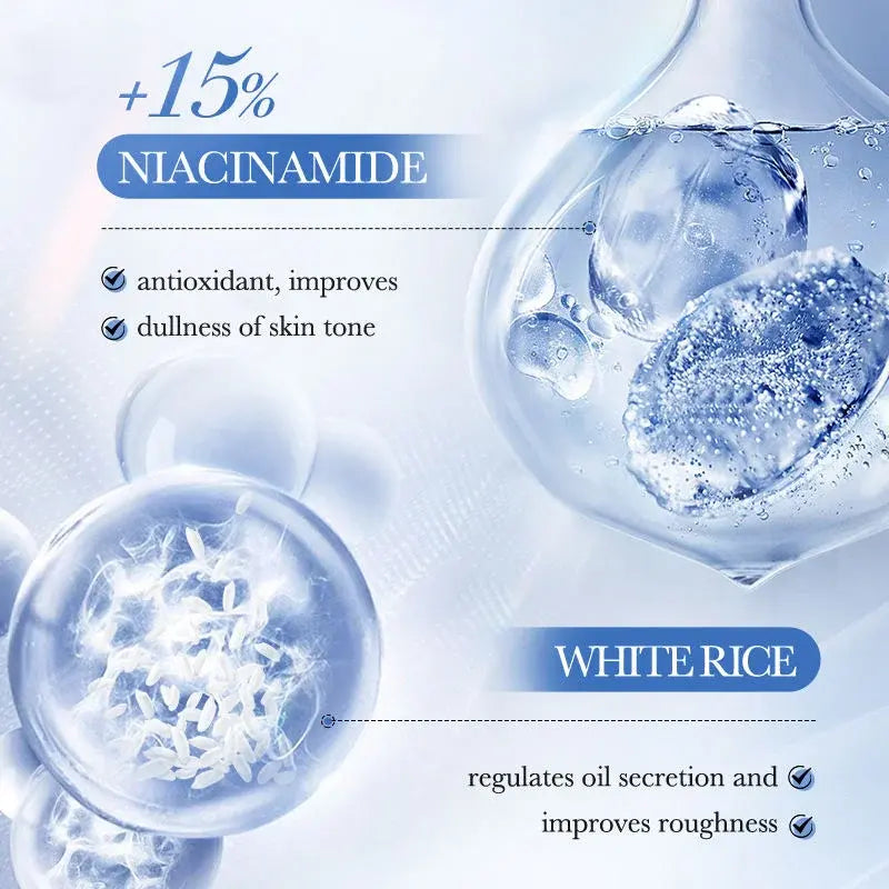 Crema facial niacinamida y arroz