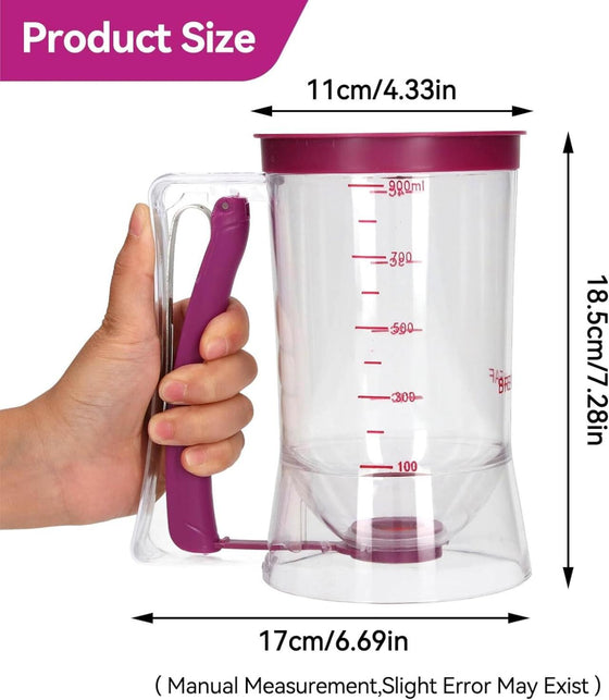 Dispensador masa para repostería preciso