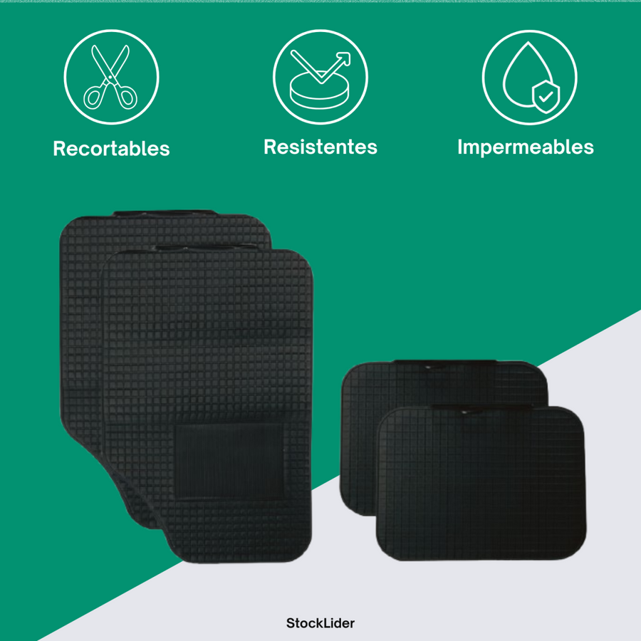 Alfombrillas de goma para coche recortables