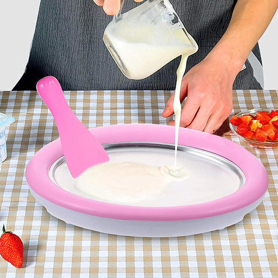 Plancha para hacer helado en casa