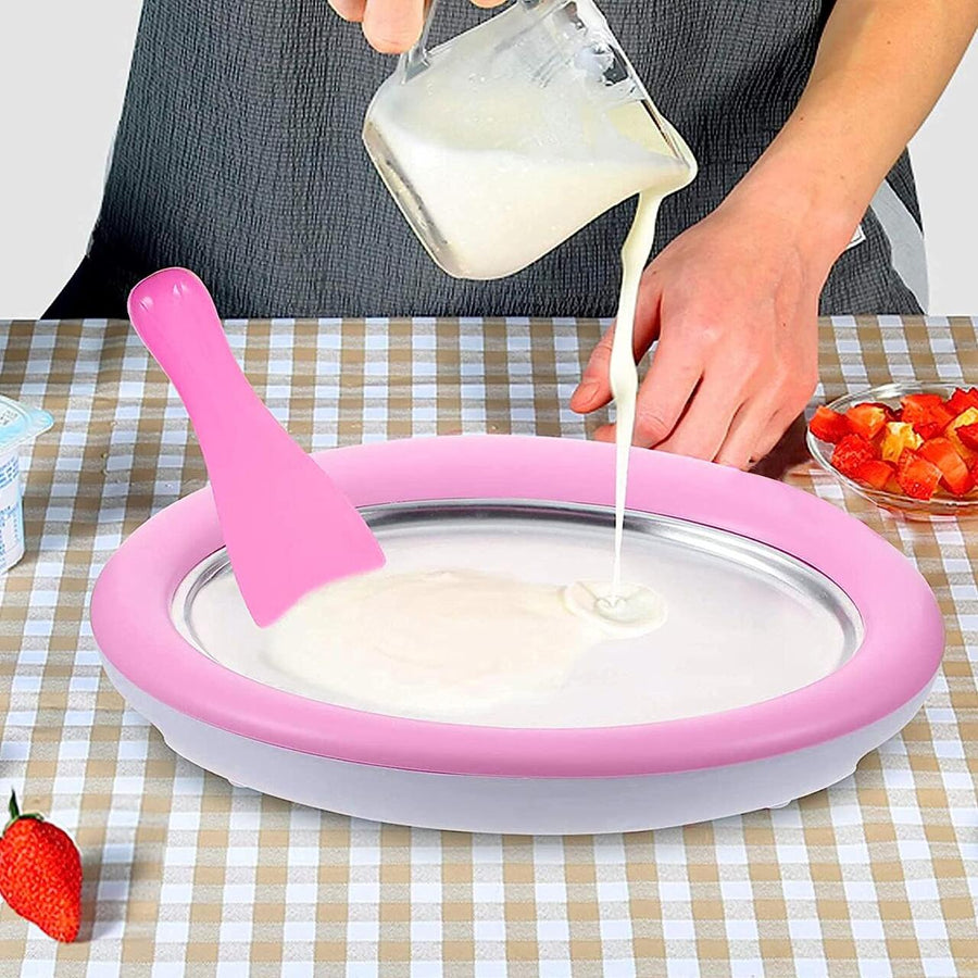 Plancha para hacer helado en casa
