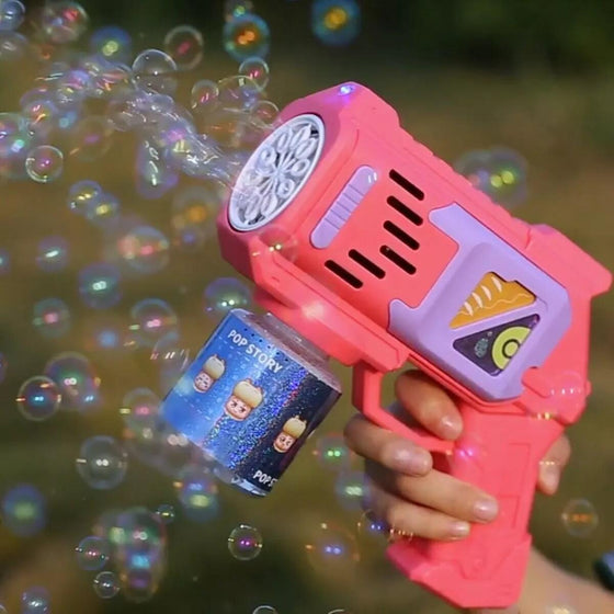 Pistola de burbujas para niños