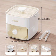 Máquina cubitos hielo 2 en 1 con tapa