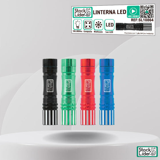Linterna LED compacta de aluminio