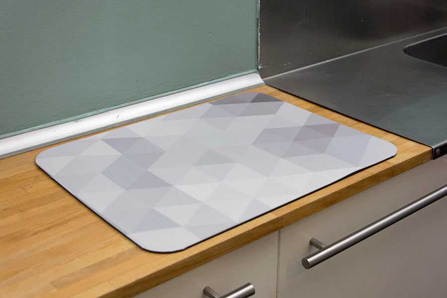 Encimera seca, cocina en orden