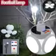 Lámpara solar de emergencia plegable