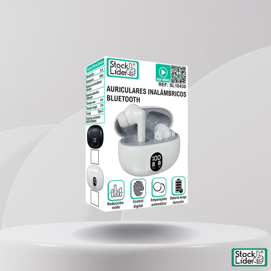 Auriculares inalámbricos Bluetooth con graves