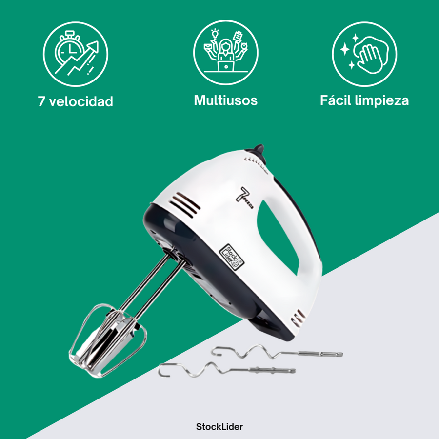 Batidor eléctrico de mano 7 velocidades
