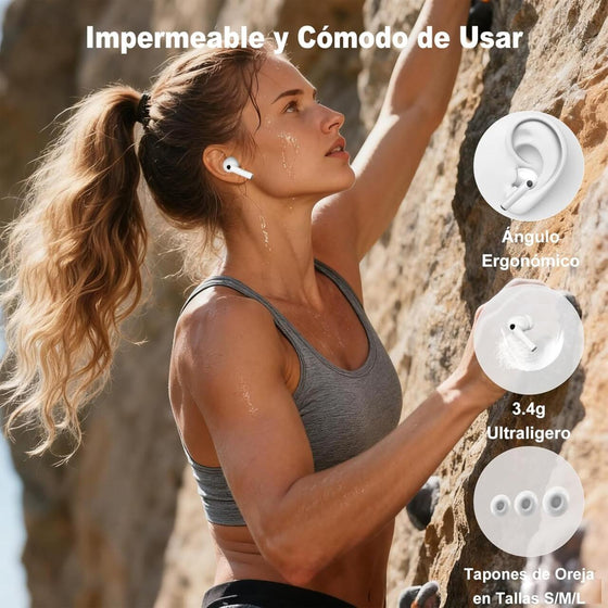Auriculares Bluetooth 5.4 ANC con Pantalla